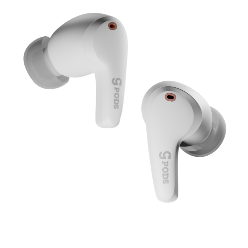 Беспроводные Bluetooth-наушники CaseGuru CGPods Beat с микрофоном White ...