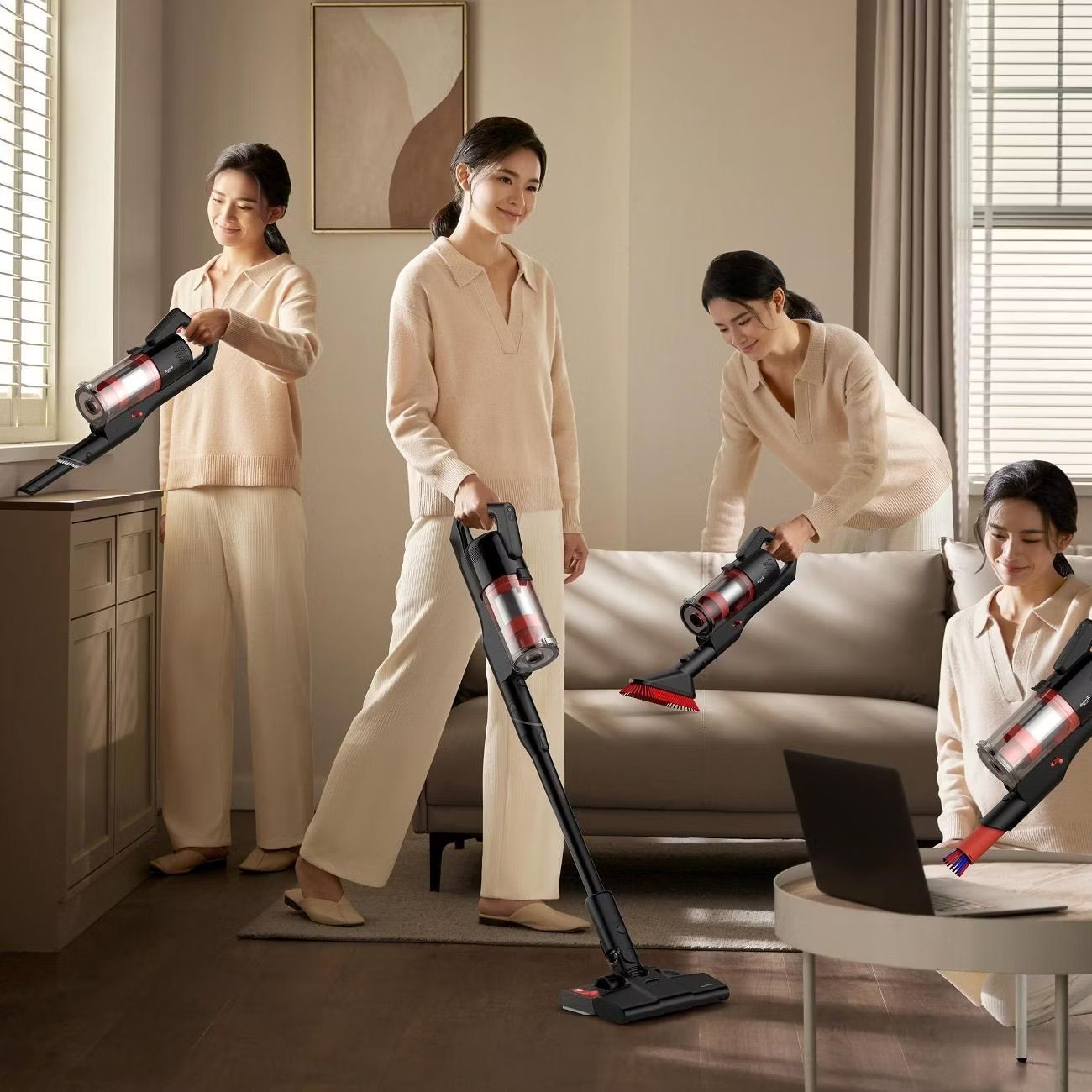 вертикальный пылесос Deerma T20W