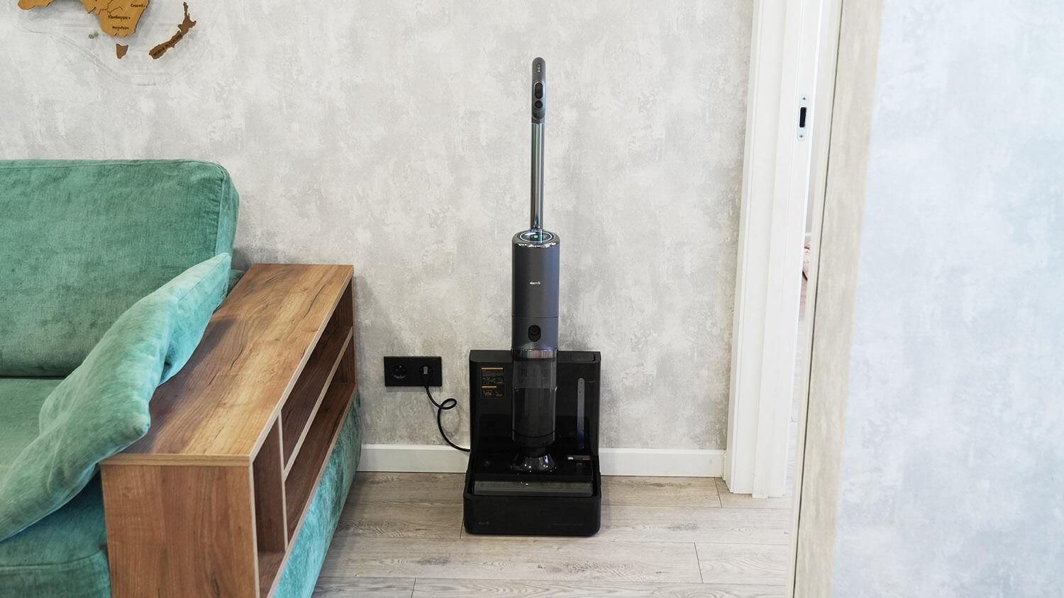 моющий вертикальный пылесос Deerma DEM-VX900W