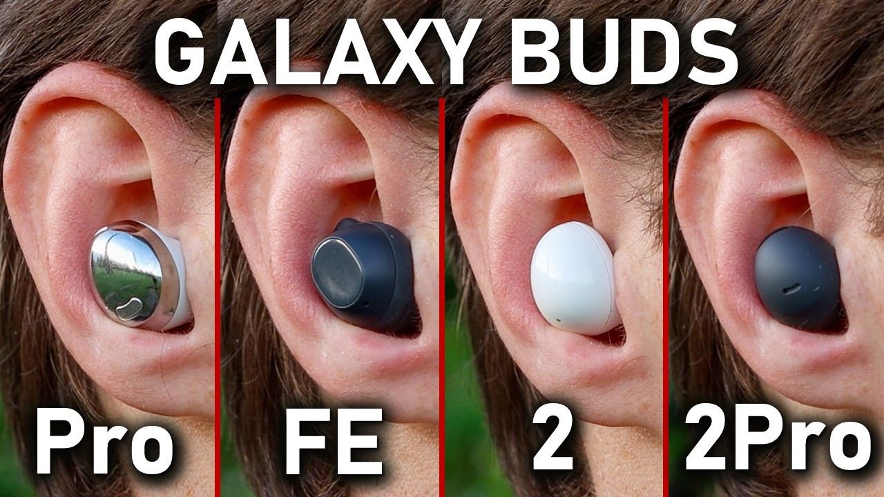 различные модели беспроводных наушников Samsung