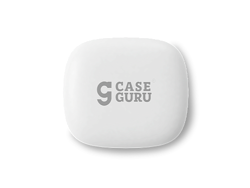 Зарядный кейс CaseGuru для беспроводных Bluetooth-наушников CGPods Compact с микрофоном, White