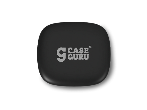 Зарядный кейс CaseGuru для беспроводных Bluetooth-наушников CGPods Compact с микрофоном, Black