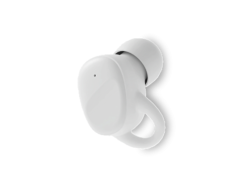 Беспроводной Bluetooth-наушник CaseGuru CGPods Compact с микрофоном White без кейса, Левый