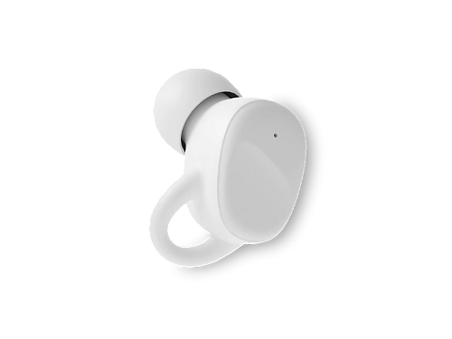 Беспроводной Bluetooth-наушник CaseGuru CGPods Compact с микрофоном White без кейса, Правый