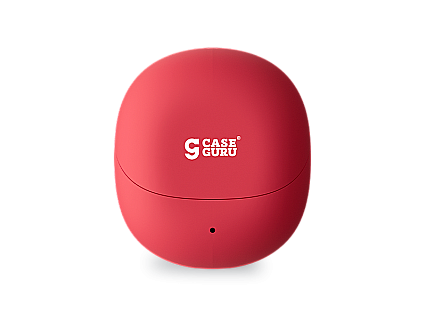 Зарядный кейс CaseGuru для беспроводных Bluetooth-наушников CGPods Allure с микрофоном, Red