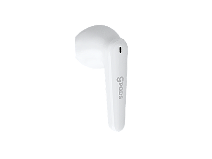 Беспроводной Bluetooth-наушник CaseGuru CGPods Allure с микрофоном White без кейса, Левый