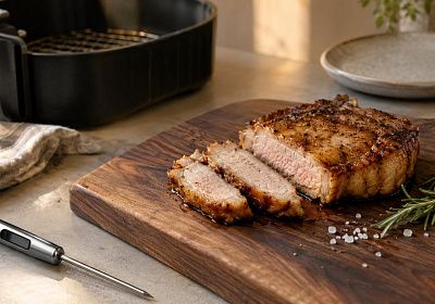 Как приготовить мясо в аэрогриле сочным и сколько его держать