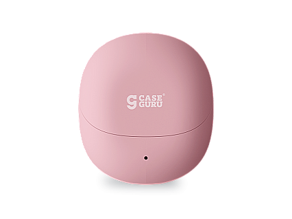 Зарядный кейс CaseGuru для беспроводных Bluetooth-наушников CGPods Allure с микрофоном, Pink