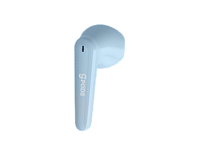 Беспроводной Bluetooth-наушник CaseGuru CGPods Allure с микрофоном Blue без кейса, Правый