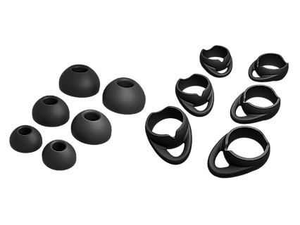 Комплект амбушюр (размеры S-M-L) для беспроводных bluetooth наушников CGPods X, Black
