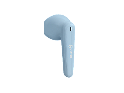 Беспроводной Bluetooth-наушник CaseGuru CGPods Allure с микрофоном Blue без кейса, Левый