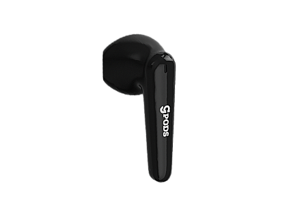 Беспроводной Bluetooth-наушник CaseGuru CGPods Allure с микрофоном Black без кейса, Левый