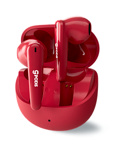 Беспроводные Bluetooth-наушники CaseGuru CGPods Allure с микрофоном Red ...