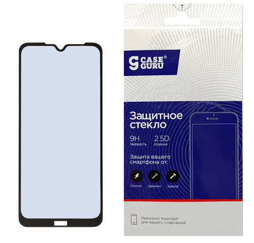 Защитное стекло CaseGuru для Xiaomi Redmi Note 8t Glue Full Screen Black 0,33мм