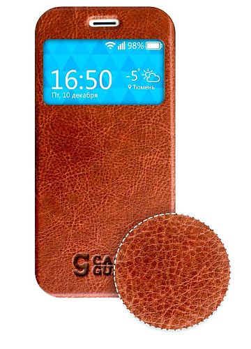 Чехол CaseGuru Коллекция Ultimate Case Насыщенный коричневый для Samsung Galaxy J1 Mini Prime
