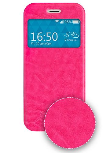 Чехол CaseGuru Коллекция Ultimate Case Глянцево-розовый для iPhone 6,6S