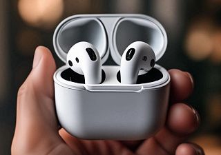 беспроводные наушники Xiaomi вблизи