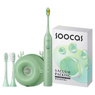 Электрическая зубная щётка Soocas работает месяц без дозарядки