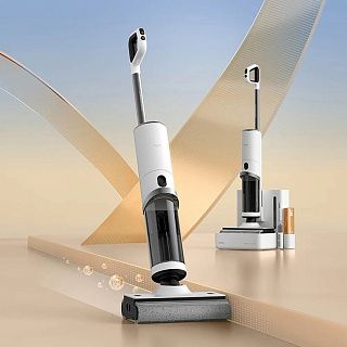 моющий вертикальный пылесос Deerma DEM-VX910W