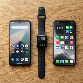 Смарт-часы между смартфонами на Android и iOS
