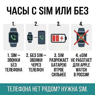 Инфографика: часы с SIM и без