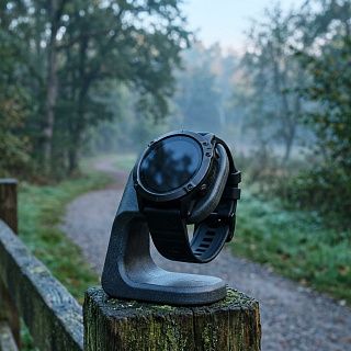 Смарт-часы с GPS на пробежке