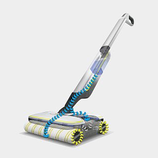 Моющий пылесос Karcher FC 7 в работе