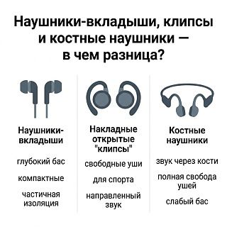 Инфографика: вкладыши, клипсы и костные — в чём разница